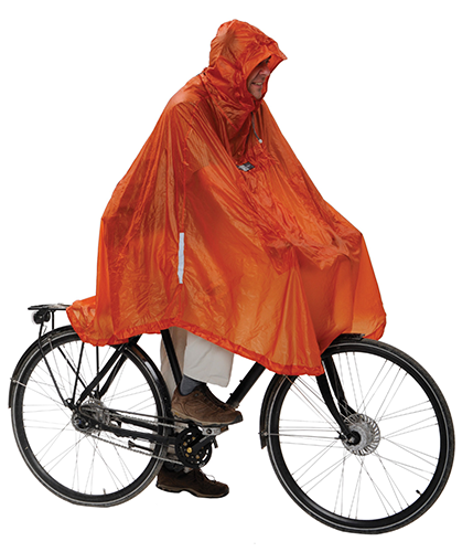 Велосипедная накидка от дождя